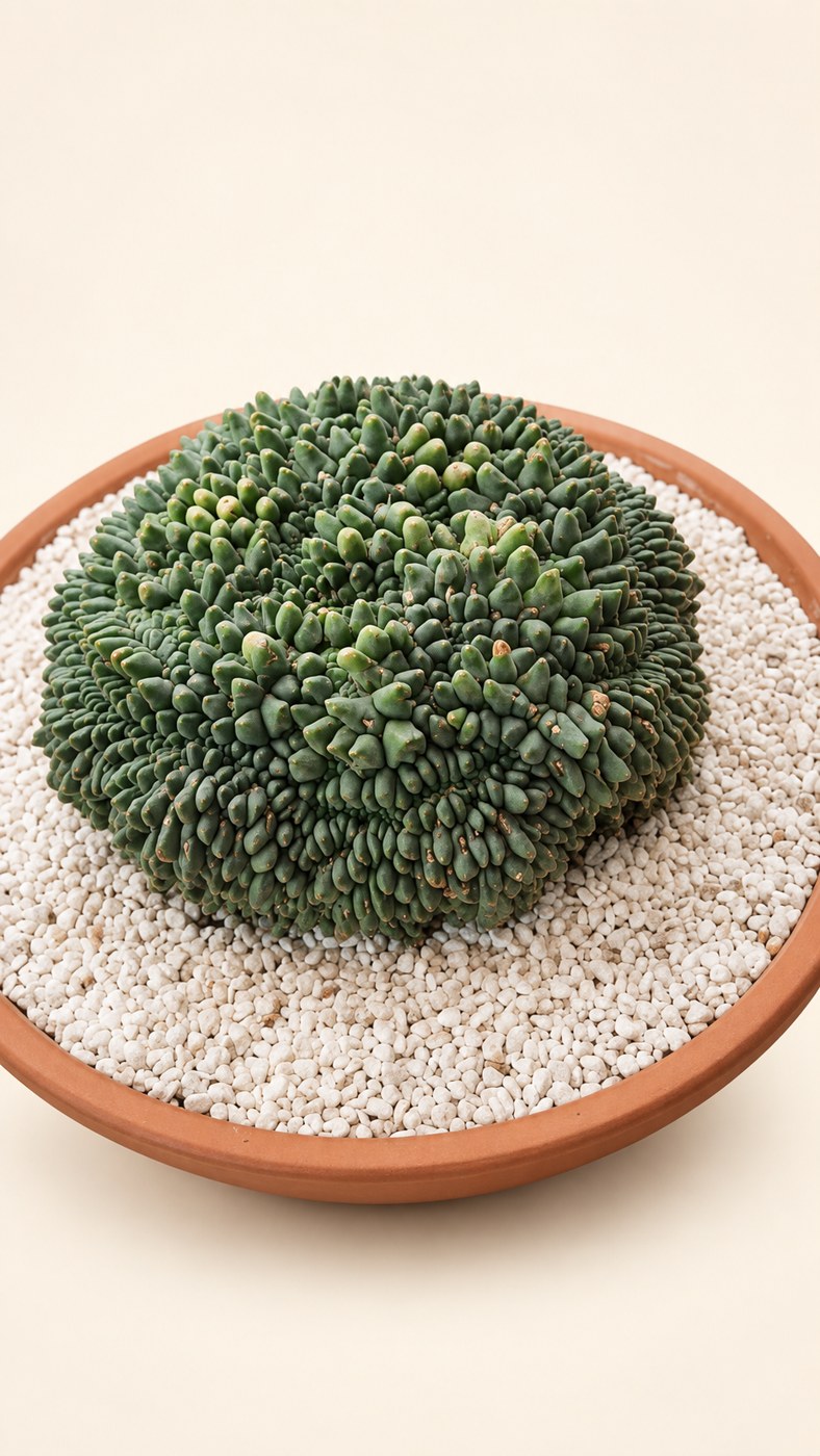 Crested cactus editorial study